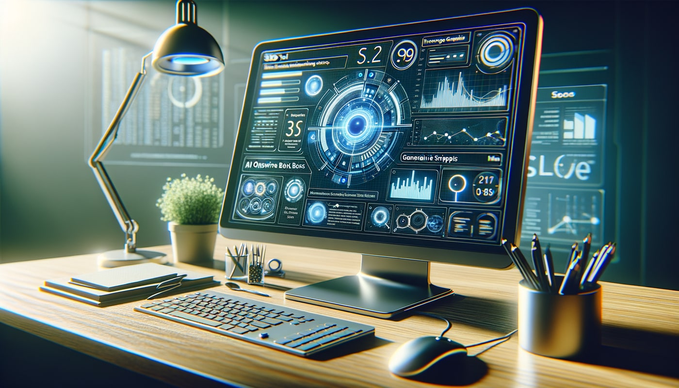 Photorealistic contextual image for: Generative Engine Optimization ROI: Measuring AI Visibility with New Metrics