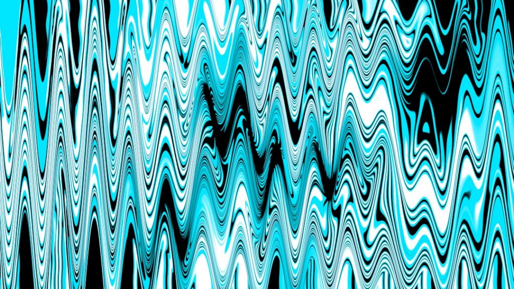 Bright, modern, abstract visualization of sound waves transforming into complex data patterns, representing the capture of...