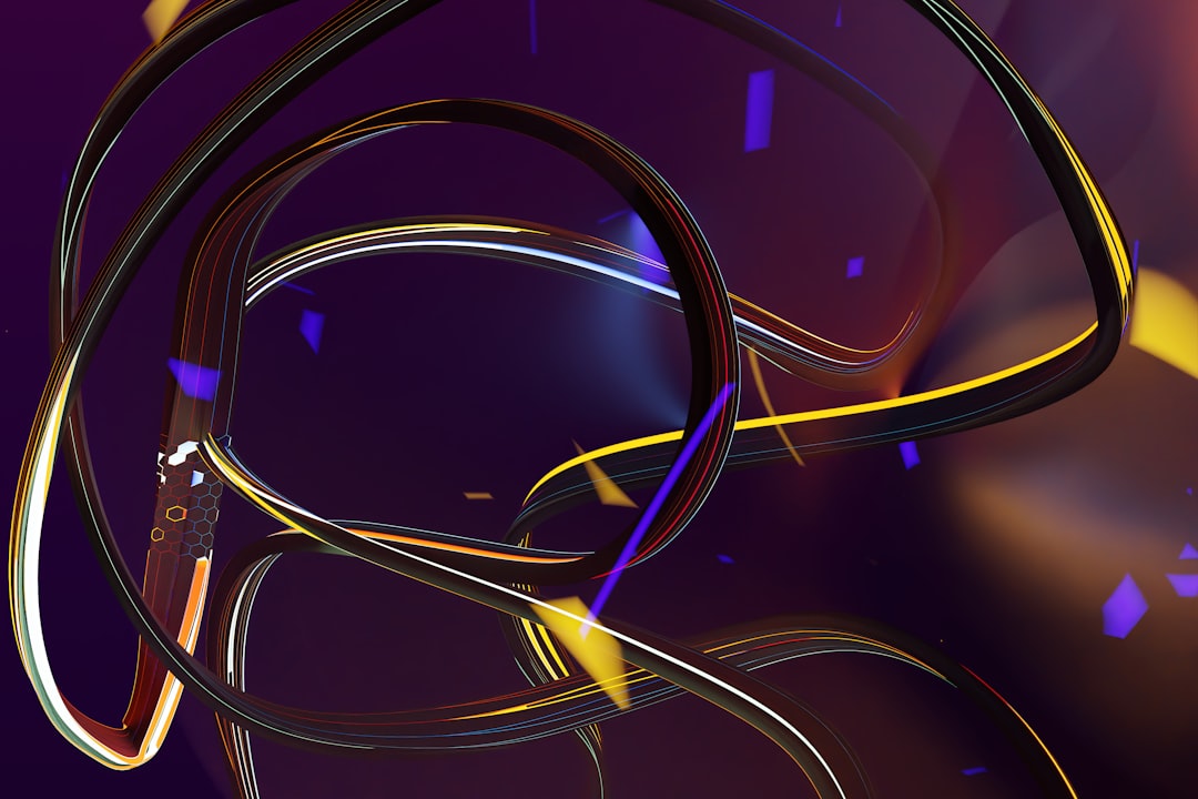 Abstract image of multiple glowing lines and light paths intersecting and crossing over each other on a dark background, representing conflicting AI model insights.