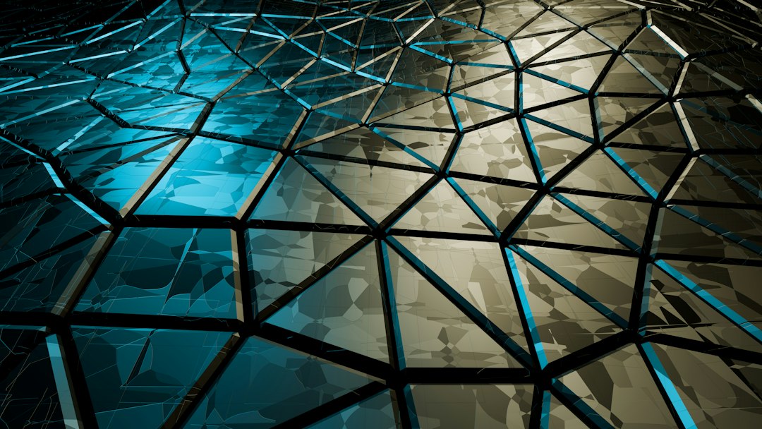 An abstract, futuristic image of glowing blue lines forming a complex data network, symbolizing the AI-native core of a modern OODA loop.
